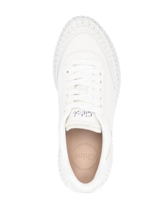 26FW 끌로에 스니커즈 CHC24S00RBD100 BRILLIANT WHITE - CHLOE