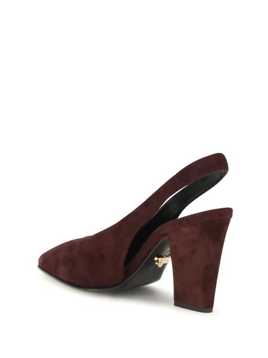 26FW 프라다 가죽 슬링백 펌프스 힐 1I693OFE085103F0007 BORDEAUX - PRADA