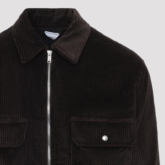 26FW 보테가베네타 긴팔 셔츠 861018V6O40 2135 BROWN - BOTTEGA VENETA