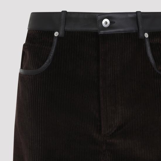 26FW 보테가베네타 스트레이트 팬츠 876039V6O40 2135 BROWN - BOTTEGA VENETA