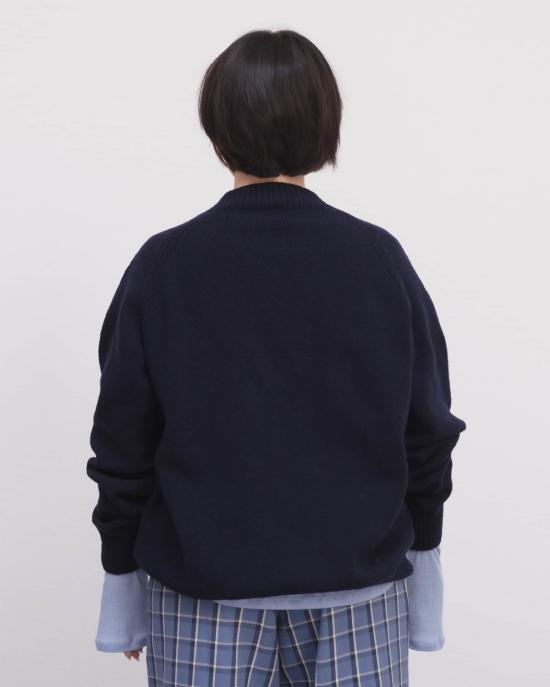  베이스레인지 스웨터 소어  네이비 - BASERANGE