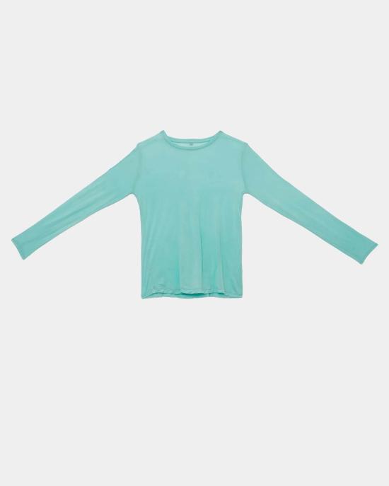 26FW 베이스레인지 긴팔 티셔츠 TTLS LY AW26 TOMEN GREEN DOM