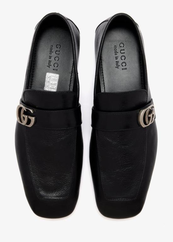 26FW 구찌 더블 G 드라이버 슈즈 874862AAGSG1000 black - GUCCI