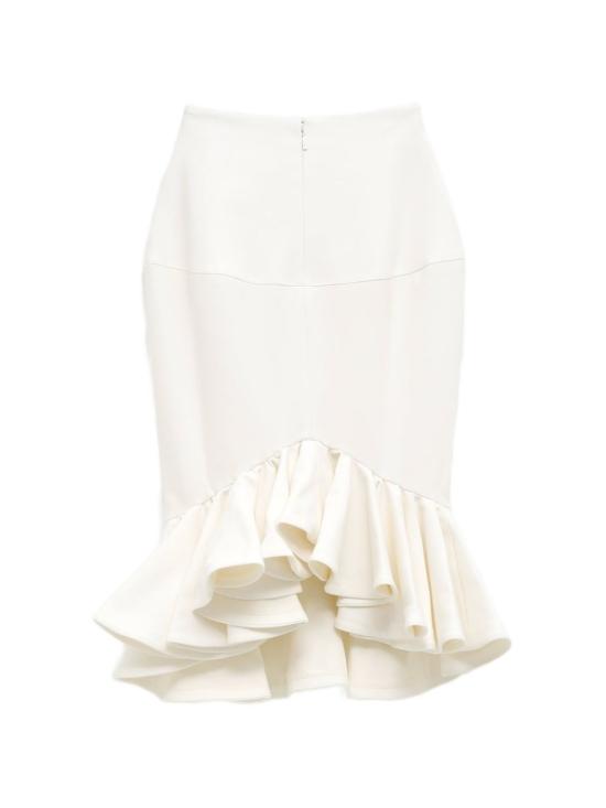 26FW 자크뮈스 미디 스커트 SKW00688 AW00580100 WHITE - JACQUEMUS