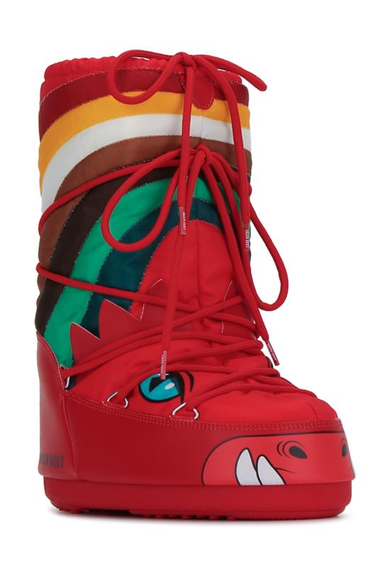 26FW [키즈] 문부츠 미들 부츠 3400320 D001 MOONREDMULTICOLOR - MOON BOOT