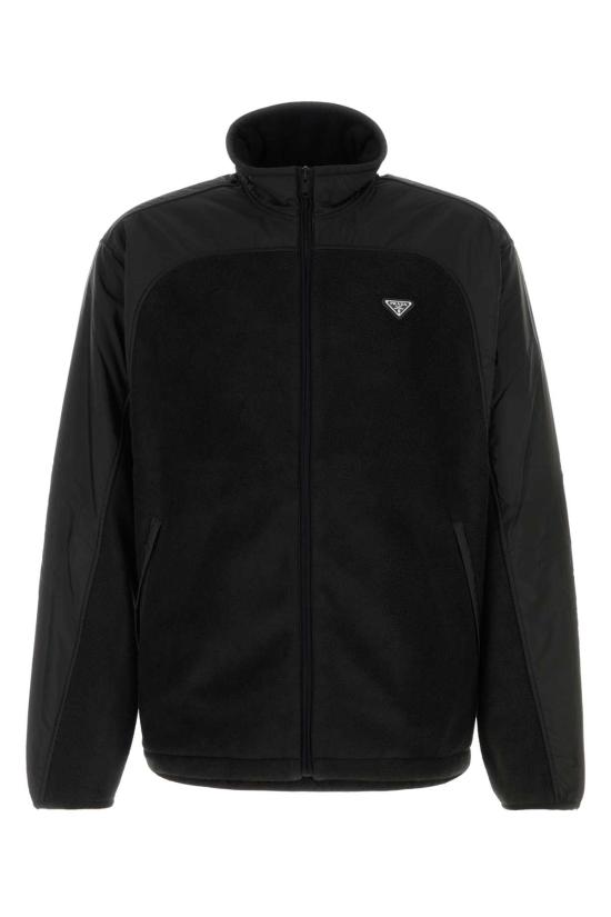 26FW 프라다 후드 티셔츠 UJL54DSOOO6381 F0002 Black