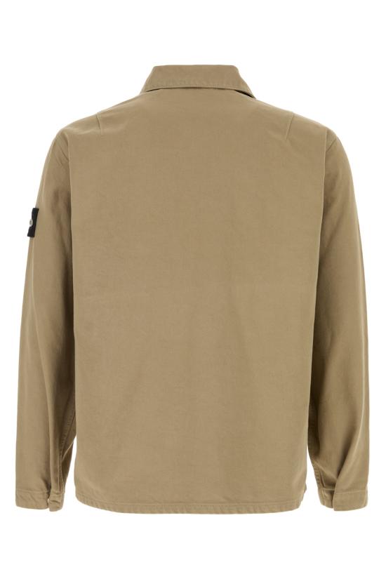 26FW 스톤 아일랜드 지퍼 디테일 컴포트 핏 오버셔츠 L2S141200002S0J24 V0094 BISCUIT - STONE ISLAND