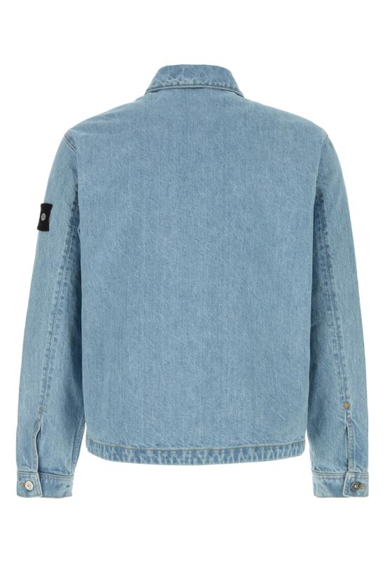26FW 스톤 아일랜드 블루 린스 버튼 디테일 코치 재킷 L2S144100006S0J33 VJ204 BLUE - STONE ISLAND