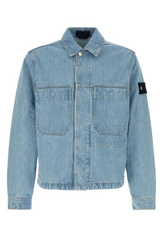 26FW 스톤 아일랜드 블루 린스 버튼 디테일 코치 재킷 L2S144100006S0J33 VJ204 BLUE