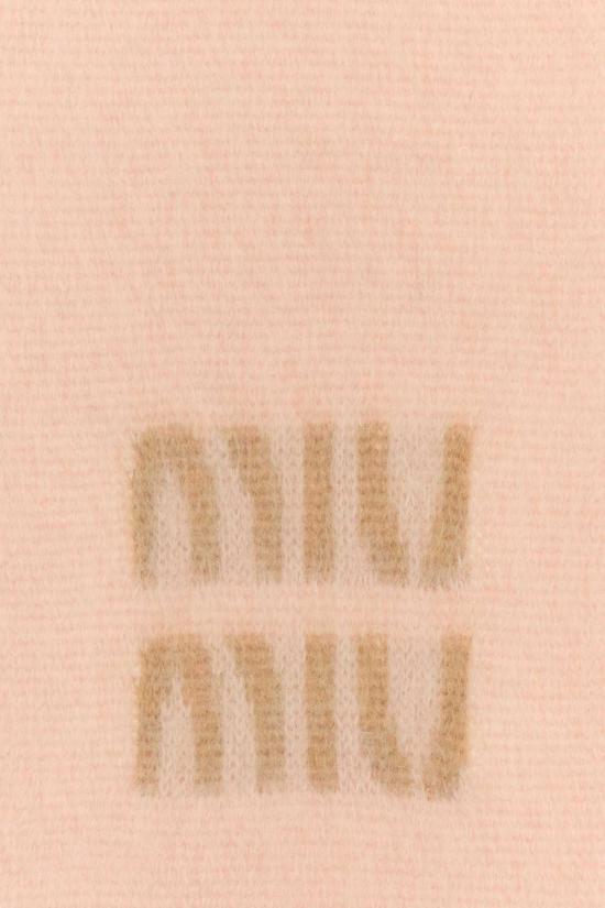 26FW 미우미우 울 모헤어 머플러 5FS0622CQD F0D91 Pink - MIU MIU
