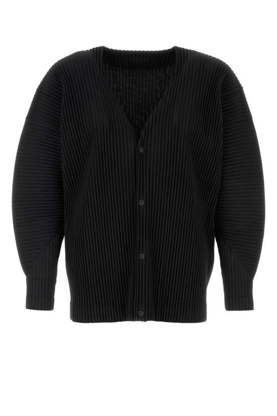 26FW 옴므 플리세 이세이 미야케 스웨터 HP68JL091 15 Black
