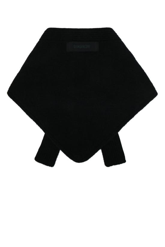 26FW 자크뮈스 르 샤를 그로 그레인 숄 ACU00669AK00227 990 Black - JACQUEMUS