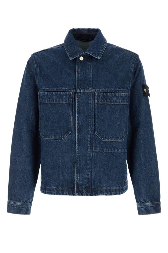26FW 스톤 아일랜드 블루 린스 버튼 디테일 코치 재킷 블루 린스 버튼 디테일 코치 재킷 L2S144100006S0J34 VJ202 BLUE