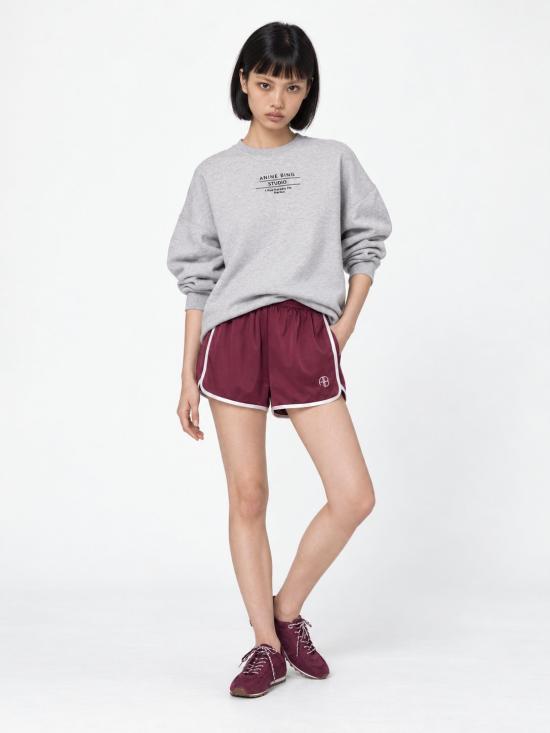 26FW 애니빙 숏팬츠 S0313048 BGN27 BURGUNDY - ANINE BING