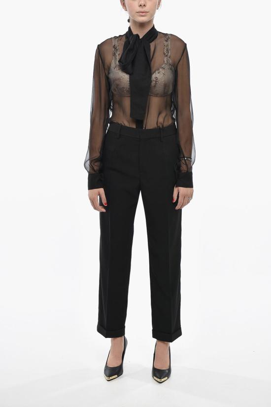  디스퀘어드2 스트레이트 팬츠 S75KB0366 S60581 900 Black - DSQUARED2