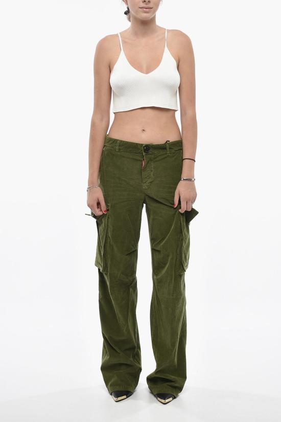  디스퀘어드2 스트레이트 팬츠 S72KA1216 S54097 693 Green - DSQUARED2