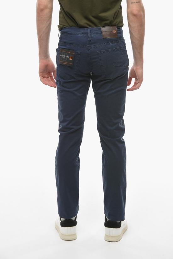  꼬르넬리아니 스트레이트 팬츠 794JD2 7120149 001 Blue - CORNELIANI