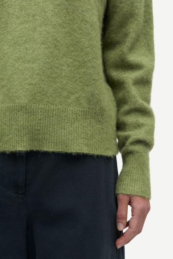  SAMSOE 스웨터 Samsoe Anour O N  모스스톤 - OTHER BRANDS