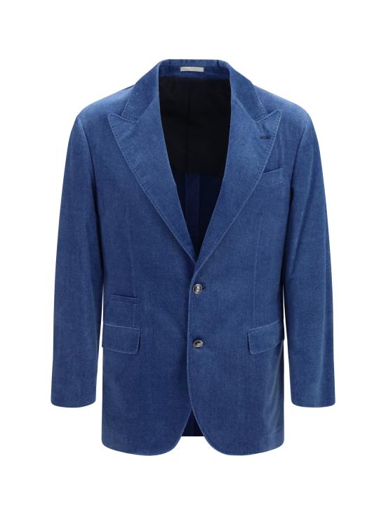 26FW 브루넬로 쿠치넬리 수트 자켓 MV4518BFC5 C014 BLUE