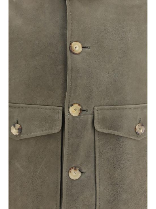 26FW 브루넬로 쿠치넬리 자켓 MPMWT1952 CMD40 GREEN - BRUNELLO CUCINELLI