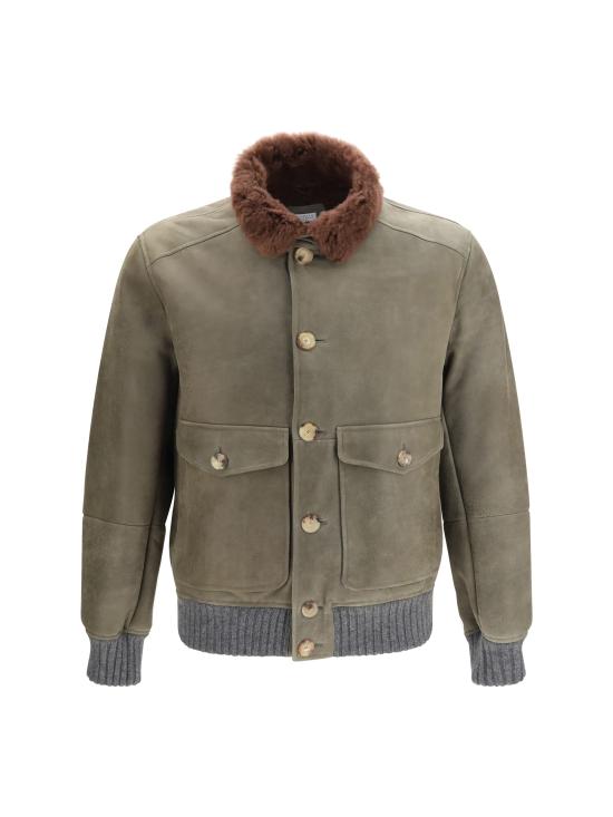 26FW 브루넬로 쿠치넬리 자켓 MPMWT1952 CMD40 GREEN