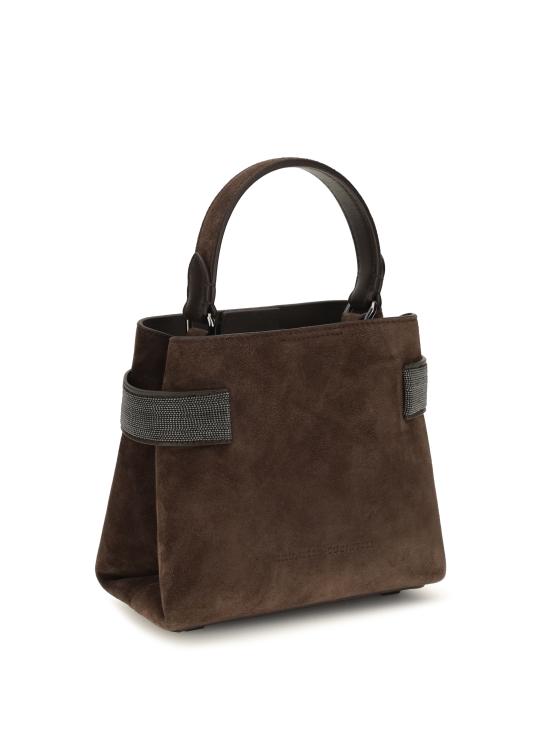 26FW 브루넬로 쿠치넬리 스몰 에센스 탑핸들 백 MBDLD2499 C9885 BROWN - BRUNELLO CUCINELLI