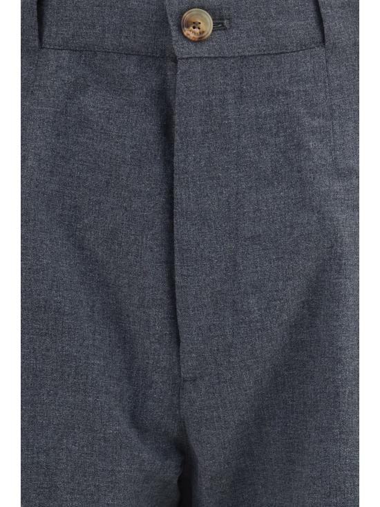 26FW 브루넬로 쿠치넬리 스트레이트 팬츠 MP499F1130 C5792 GREY - BRUNELLO CUCINELLI