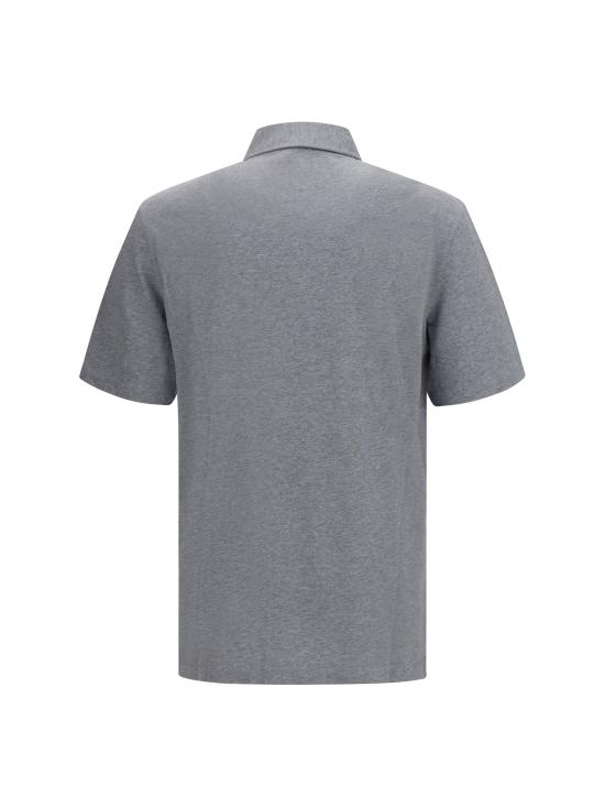 26FW 브루넬로 쿠치넬리 코튼 저지 폴로 M0B133936 C8190 GREY - BRUNELLO CUCINELLI