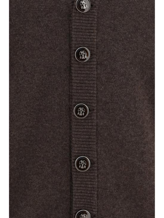 26FW 브루넬로 쿠치넬리 스웨터 M22203806 CU766 BROWN - BRUNELLO CUCINELLI