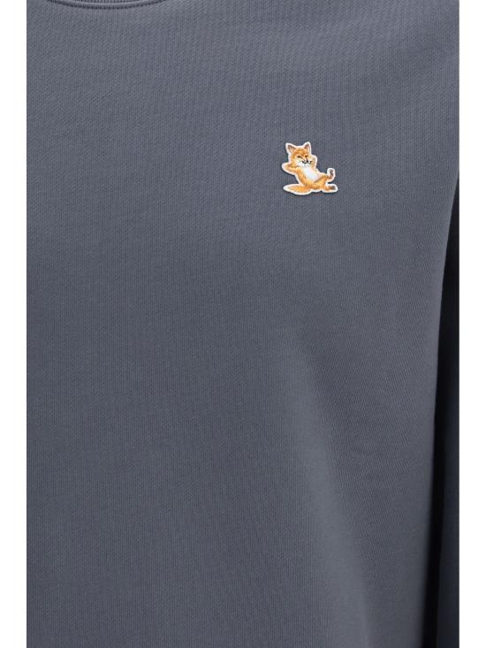 26FW 메종키츠네 후드 티셔츠 MRMJS14KM0341 0585 GREY - MAISON KITSUNE