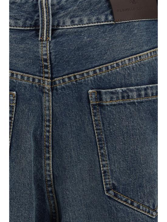26FW 브루넬로 쿠치넬리 데님 팬츠 MP095P5565 C9039 BLUE - BRUNELLO CUCINELLI