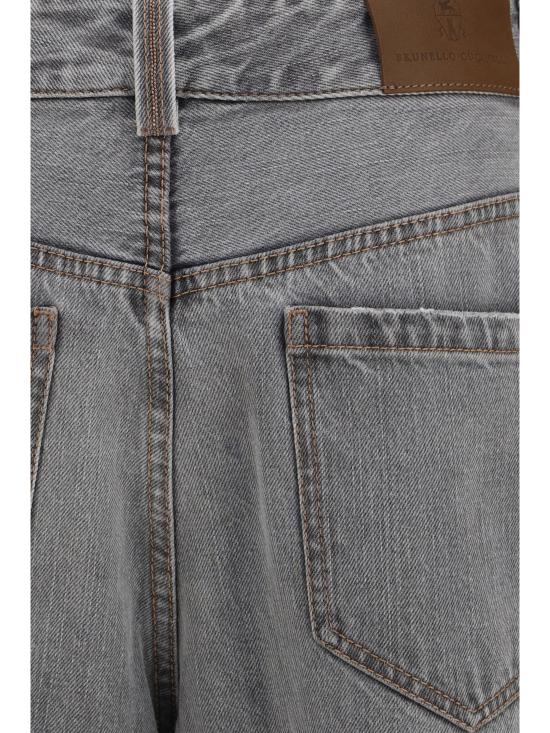 26FW 브루넬로 쿠치넬리 데님 팬츠 MP095P5565 C9032 GREY - BRUNELLO CUCINELLI