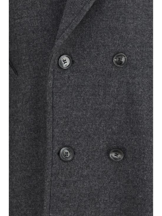 26FW 아미 울 더블 브레스트 롱 코트 FCO458WV0078 A189 GREY - AMI
