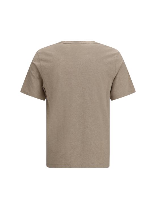 26FW 메종키츠네 폭스 헤드 레귤러 티셔츠 PM00107KJ7026 0604 BEIGE - MAISON KITSUNE