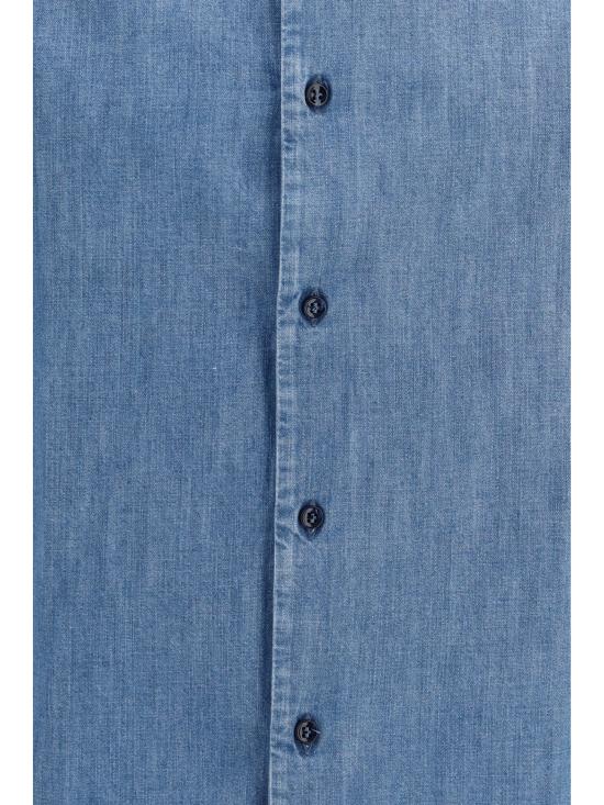 26FW 브루넬로 쿠치넬리 긴팔 셔츠 MH192S1898 C8333 LIGHT BLUE - BRUNELLO CUCINELLI