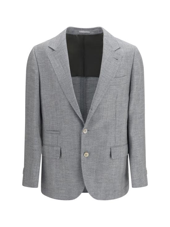 26FW 브루넬로 쿠치넬리 수트 자켓 MV4547BTD C004 GREY