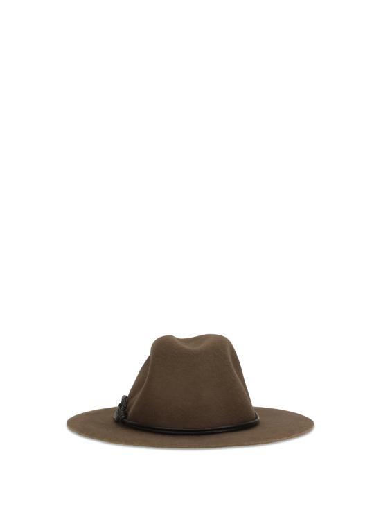 26FW 브루넬로 쿠치넬리 모자 MCAP90233 C2870 BROWN - BRUNELLO CUCINELLI
