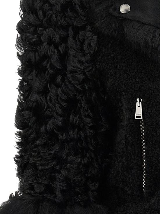 26FW 펜디 패딩 블루종  재킷 블랙 - FENDI