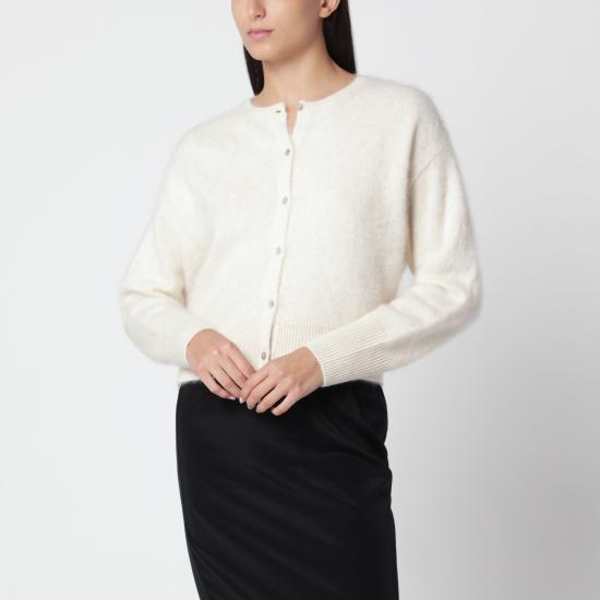 26FW 알마다 라벨 긴팔 티셔츠 4714WS White