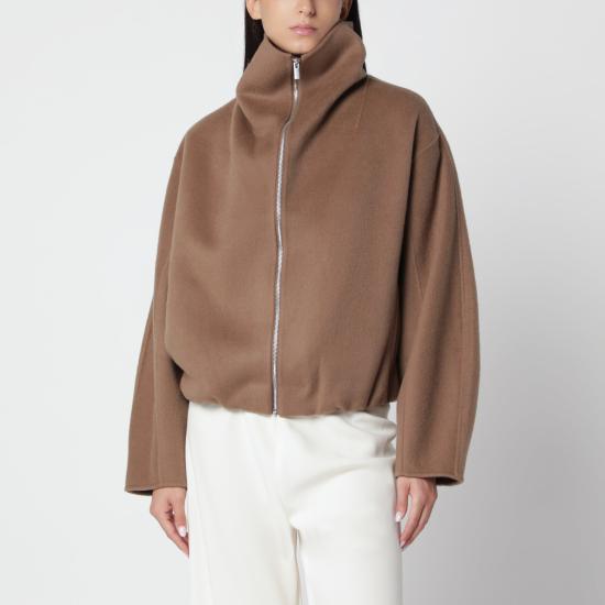 26FW 알마다 라벨 코트 6516WO Beige