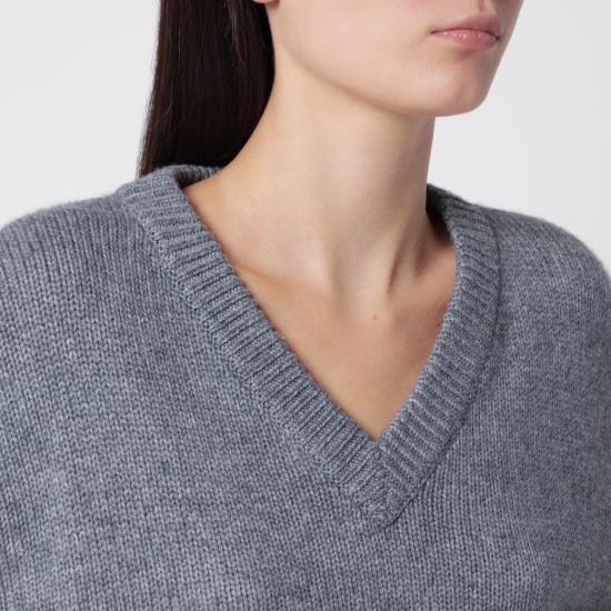 26FW 알마다 라벨 긴팔 티셔츠 4681WO Grey - ALMADA LABEL