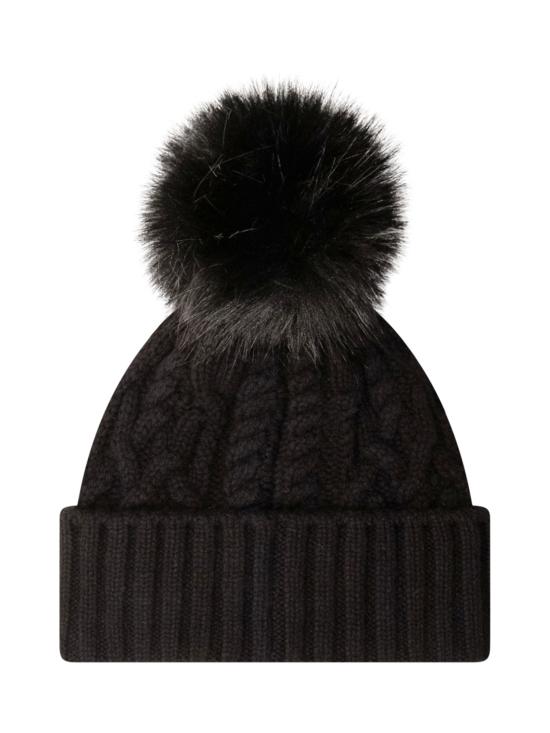 26FW 몽클레어 폼폼 울 캐시미어 블렌드 비니 L20933B00041M4506 999 NERO - MONCLER