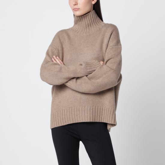 26FW 알마다 라벨 긴팔 티셔츠 4808WO Beige