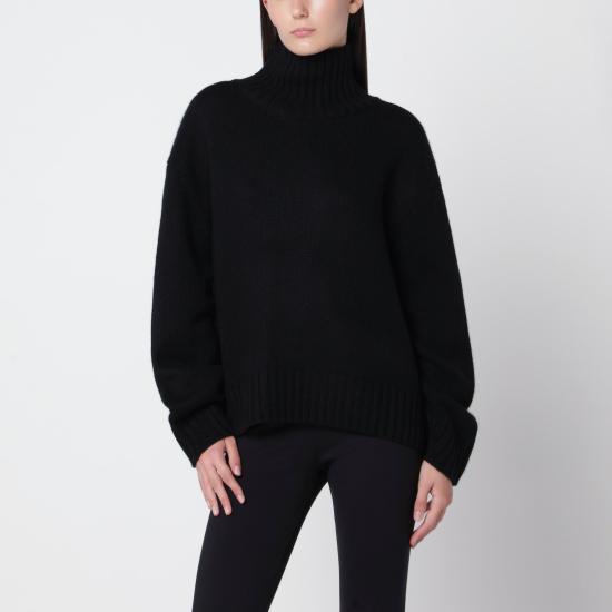 26FW 알마다 라벨 긴팔 티셔츠 4808WO Black