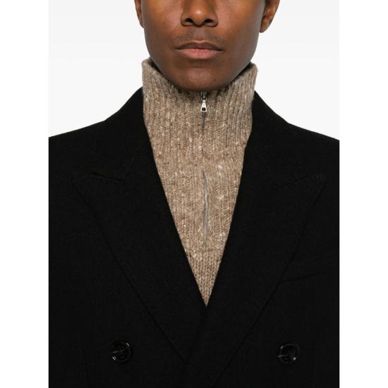26FW 아미 코트 HCO110 WV0078 001 BLACK - AMI