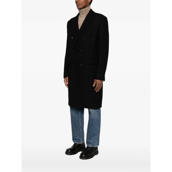 26FW 아미 코트 HCO110 WV0078 001 BLACK - AMI