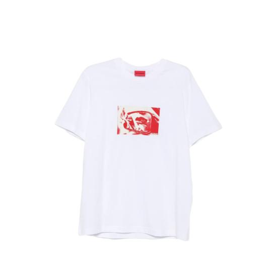 26FW 휴고보스 탑 50570844 100 WHITE