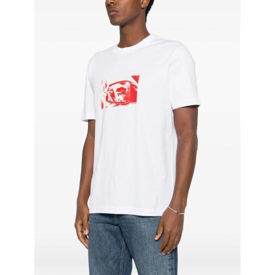 26FW 휴고보스 탑 50570844 100 WHITE - HUGO BOSS