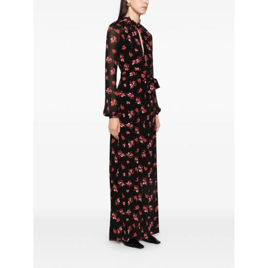 26FW 다이앤 본 퍼스텐버그 점프수트 U043AIRISBNCVG IRISB BLACK RED - DIANE VON FURSTENBERG