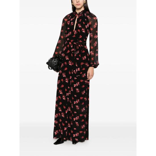 26FW 다이앤 본 퍼스텐버그 점프수트 U043AIRISBNCVG IRISB BLACK RED - DIANE VON FURSTENBERG